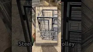 Small Kitchen Trolley Cost | Modular Kitchen Steel Trolley #kitchentrolley