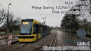 MZK Toruń - Linia 8, Pesa Swing 122NbT Duo #313