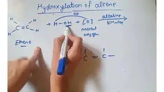 Hydroxylation of alkene|| class 11|| chapter 15|| Hydrocarbon