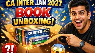 CA Intermediate Group 1 & 2 Books 📚 Unboxing🚀 May2026 & Jan2027#viral #caintermediate #booksunboxing