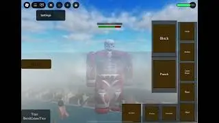 Being the colossal Titan in Roblox