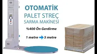 Palet Streç Sarma Makinesi %430 Ön Gerdirme Oranı 1e 5 gerdirme (10 cm 53 cm.)