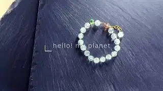Fabufabu Jewelry 8mm Glass Charm Bracelet