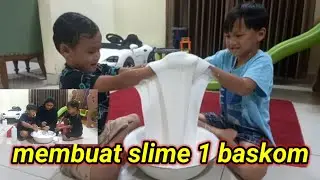 ALE ARSA MEMBUAT SLIME SEBASKOM | tutorial buat slime || ALE ARSA FAMILY