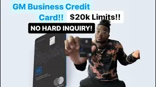 Gm business card!! 20k limit!!?? NO HARD PULL.. How I got it!