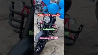 New Royal Enfield Classic 350 Stealth Black Gst Update Price ..?? #royalenfield #shorts #classic