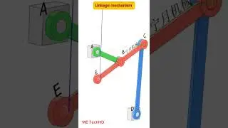 Linkage mechanism #design #machine #solidwork #cad