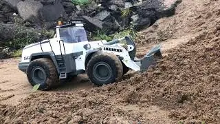 Liebherr 566 Mining Edition (upgraded Huina 583) first run