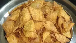 Homemade Crunchy Crispy Wheat Flour Chips 😋 | Healthy Evening Snacks Recipe |#CrispySnacks #snacks 