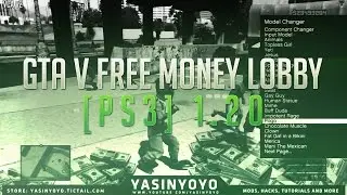 GTA V Free Money Lobby 138K Every Second [PS3]