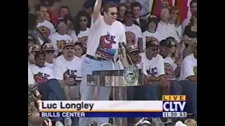 Chicago Bulls 1996 NBA Final Victory Parade - M-Jeff, Toni Kukoc, Bill Wennington, Luc Longley