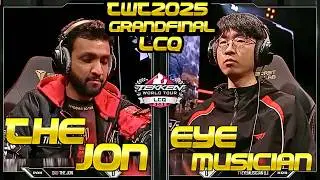 PEAK TEKKEN 8 BEST GRANDFINAL OF THE YEAR | TWT 2025 LCQ TheJon VS EYEMUSCIAN | Tekken 8
