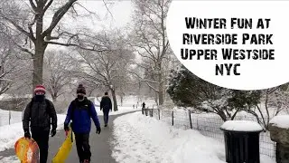 Walking through BEAUTIFUL Riverside Park on the Upper Westside
