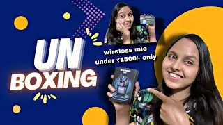 Unboxing wireless mic under 1500 | Best wireless mic for vlogs | Grenaro j11