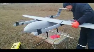 Беспилотный самолёт с вертикальным взлётом VolJet VT10, бензиновый двигатель.