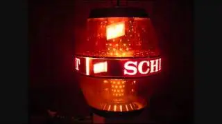 Schlitz Beer Large Revolving Barrel Light