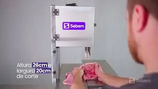 A melhor M&Aacute;QUINA SERRA FITA para CARNE do mercado? SERRA FITA Sebem Total Inox com Moedor de carne!