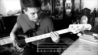 Inspector - Amargo Adios [Bass Cover] With Tabs HD