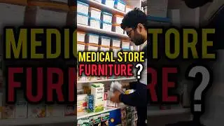 Medical store furniture &iquest; || krishna medicose #medicine #pharmacy #medicalstore #furniture