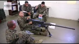 Marines in Machine Gunners Course