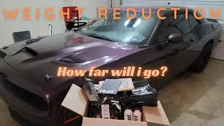 Weight Reduction on my Dodge Challenger 1320 - Why I do it, How I've done it, and How far I'll go
