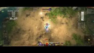 Gw2 - Ele D/Wh DPS Benchmark - Post Patch 22.02.2017 - [ Realistic Buffs: 30.912 DPS ]