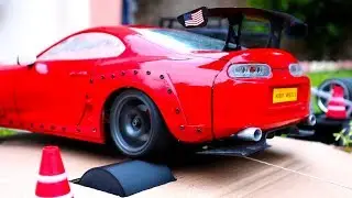 RC car on dyno,Testing 3d printed SUPRA on dyno full speed/Scale Addiction