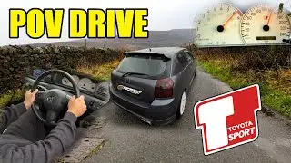 POV DRIVE: BIG SENDS in the COROLLA T SPORT VVTLI 190BHP 2ZZ