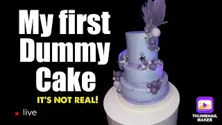 Dummy Cake Decorating for Beginners | Easy Fake Cake Tutorial