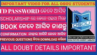 Important video for all osou students ! All doubt clearance information