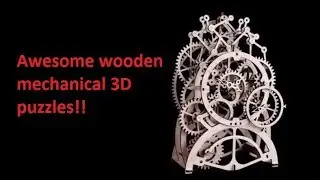 Wooden mechanical toys / Juguetes mec&aacute;nicos de madera