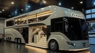 PREVOST LIBERTY COACH AND LAMBORGHINI RV – Ultra Luxury Meets Supercar Madness!