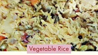 How to cook Vegetable rice or pulao