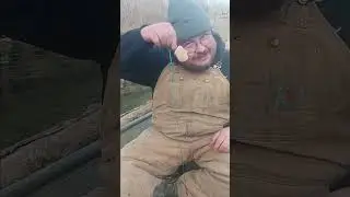 Winter time limb line catfishing