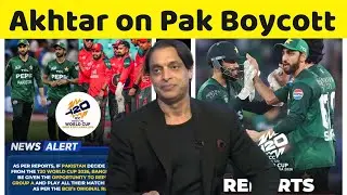 Shoaib Akhtar big statement on Pakistan Boycott t20 world cup controversy || Ind vs Pak || cricket
