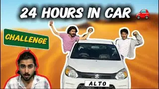 I Survived 24 Hours Inside My Car 😱 | Adil Azeem