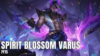 Spirit Blossom Varus - Skin Show PBE - League of Legends
