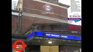 Trains and buses at East Finchley! [ft. Emergency vehicles, slideshow, tones and waves] 2.8.2025
