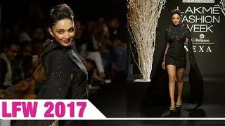 Kiara Advani walks ramp at LFW Winter Festive 2017