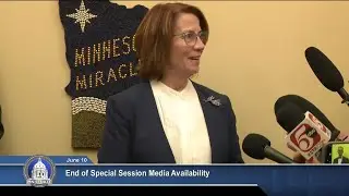 Press Conference: End of Special Session DFL Media Availability - 06/10/25