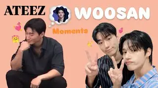 SAN AND WOOSAN MOMENTS ATEEZ THE 😀