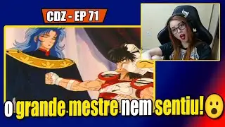 Ycass - Vendo Seiya vs o Grande mestre | Os Cavaleiros do Zodíaco EP 71 [REACT]