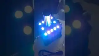 LED CO2 Jet Machine Control Fog Smoke Stage Special Effects with Colorful 12x3W Led Lighting 6m Hose