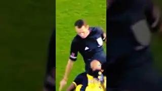 Football referee's funny moments ever 😂 #shorts #football #funny #moments #fail #fails