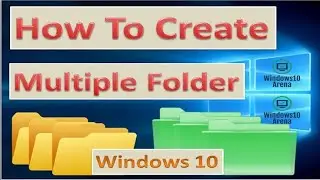 how to create multiple folders from text file without software, many folders at a time @TECHYTINFO