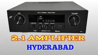 2.1 Amplifier 400watts #hand made#Digital amplifier @Hyderabad #7981749134