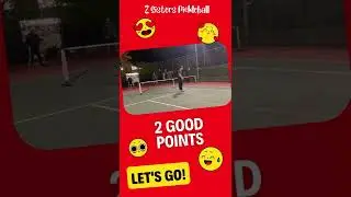 2 Good Pickleball Points #shorts  Anne Z & Steven vs Brooks & Laurel