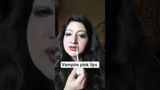 vampire pink lips #shortsviral #eyemakeup #makeuptutorial #eyeliner #shorts