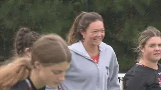 Tabb field hockey player, Kira Trader