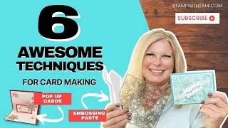 🔴  Stampin' Up Gingerbread & Peppermint Suite | 6 Awesome Techniques